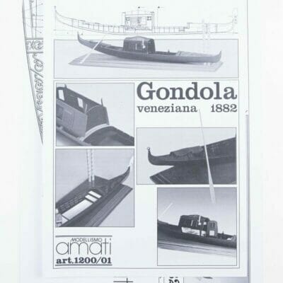 Gondola Ship Plans by Amati