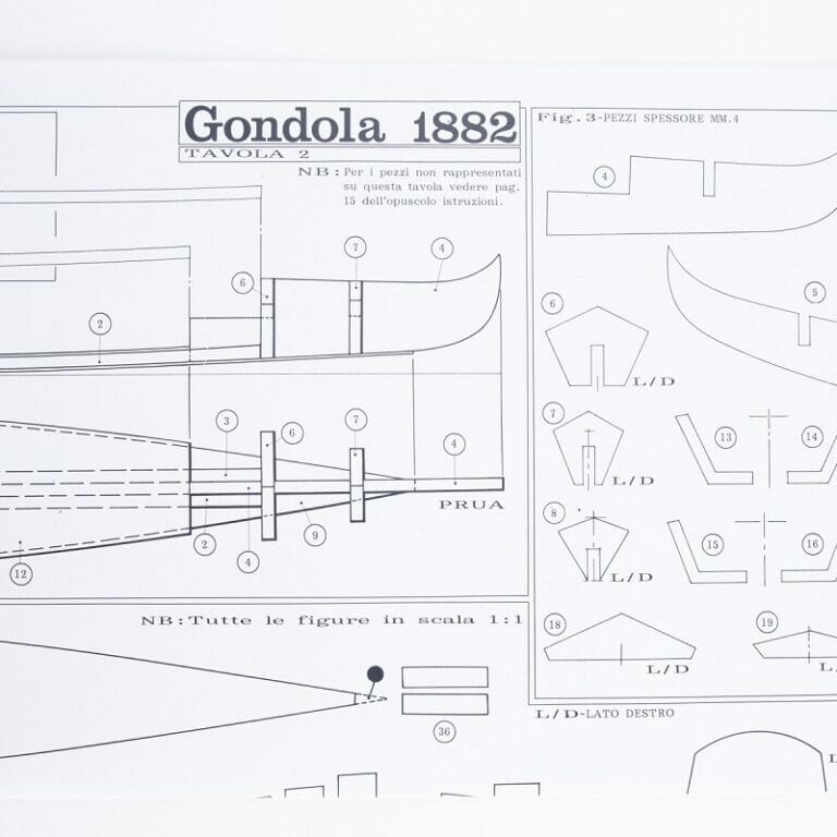 Gondola Ship Plans 3