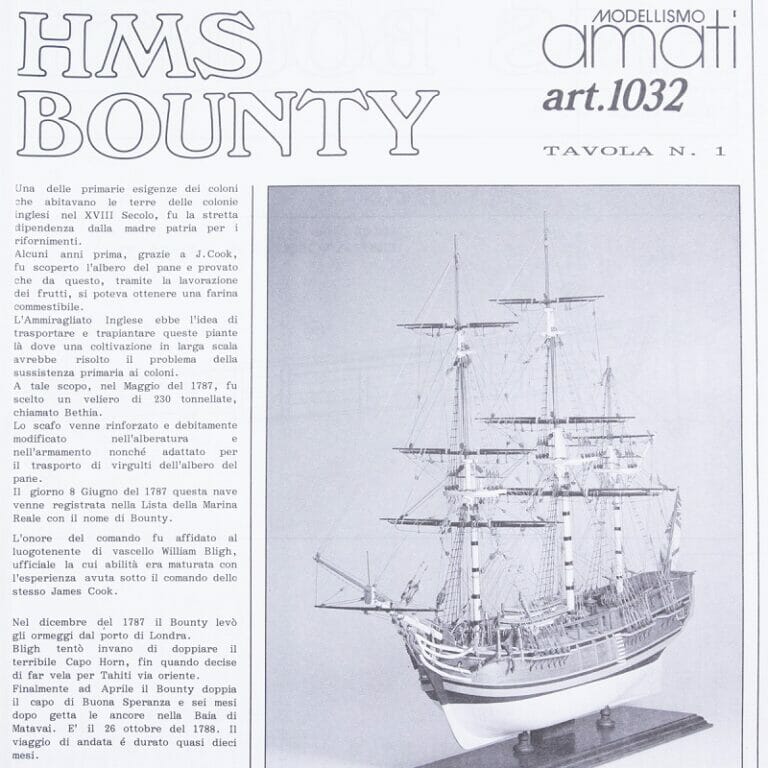 HMS BOUNTY Ship Plans 1