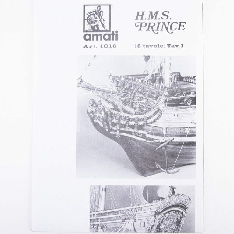 HMS PRINCE Ship Plans Amati