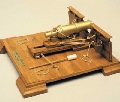 English Carronade Wooden Model Kit by Mantua