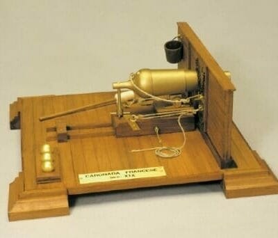 French Carronade Wooden Model Kit by Mantua