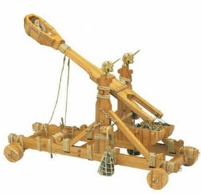 Norman Catapult Wooden Model Kit by Mantua