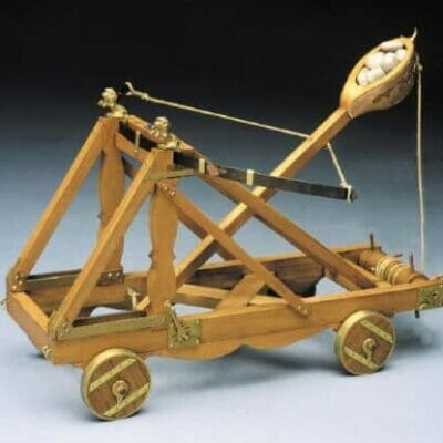 Roman Assault Catapult Wooden Model Kit by Mantua