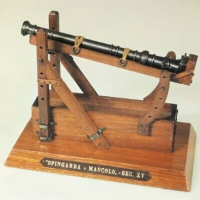 Springarda Cannon Wooden Model Kit by Mantua