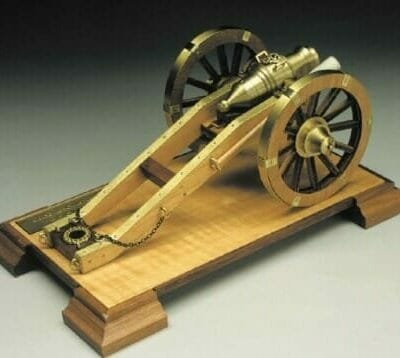 Tuscan Cannon Wooden Model Kit by Mantua