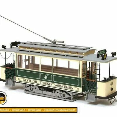 Berlin Tram Wooden Model Kit by Occre