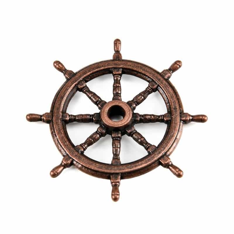 Brown Metal Ship Wheel 30mm - Amati (4350/30) - Ship Model Fitting