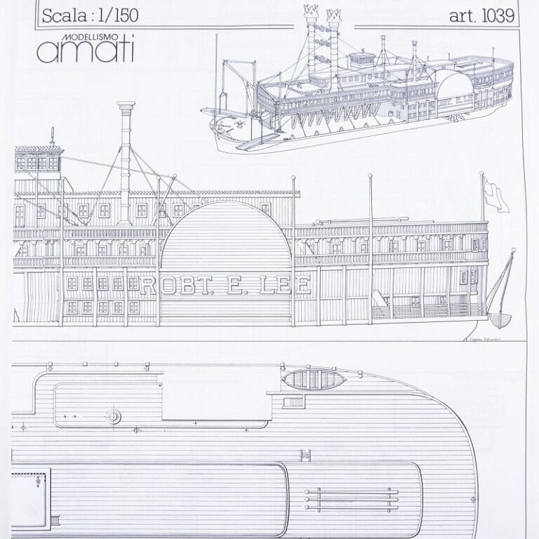 Robert E. Lee Ship Plans 4