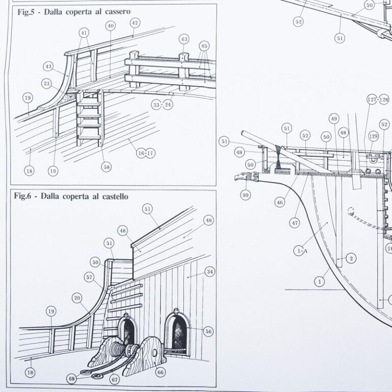 Santa Maria Ship Plans 3