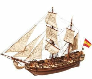 Candelaria Bomb Ketch Model Ship Kit by Occre