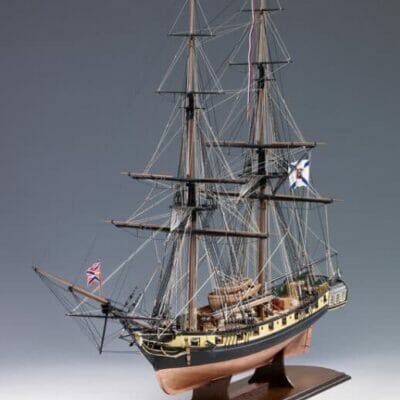 Mercury Russian Brig Model Ship Kit by Victory Models