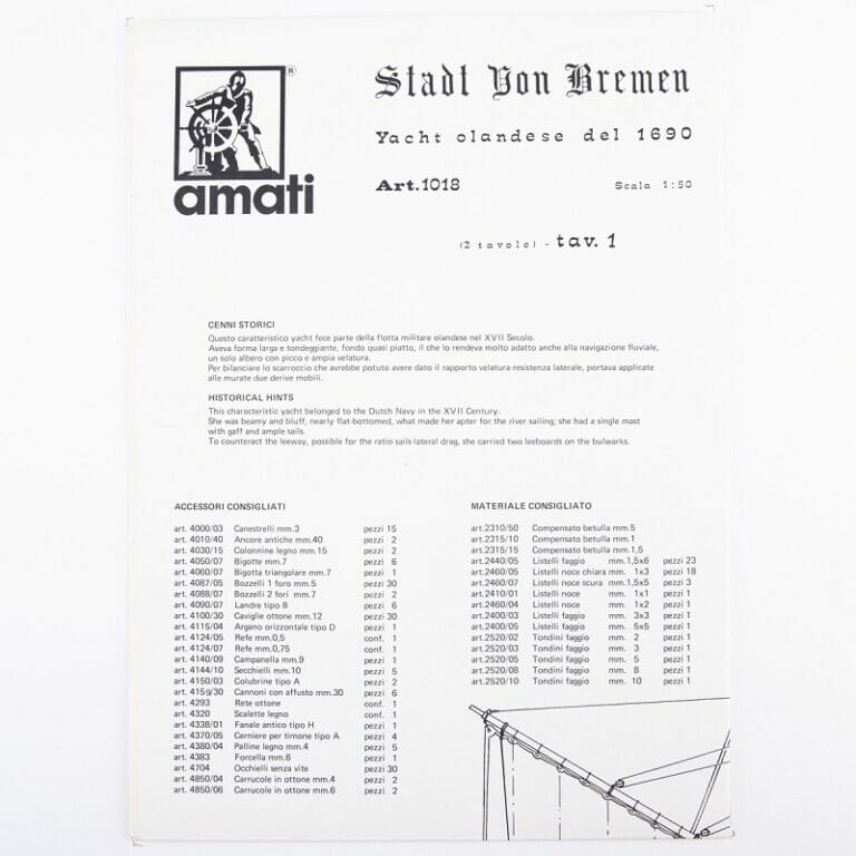 Stadt Von Bremen Ship Plan 1