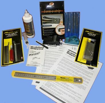 Model Ship Building Beginners Tool Kit