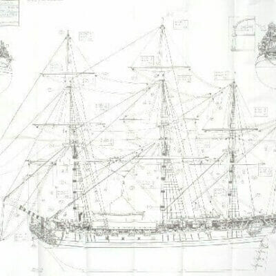 Royal Caroline Model Ship Plans