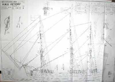 HMS Victory Model Ship Plans