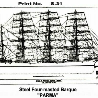 Parma Model Ship Plans by Underhill