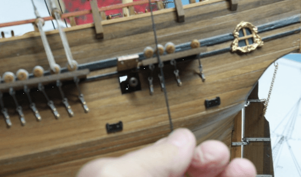 Attaching & Seizing Deadeyes on a Model Ship 1