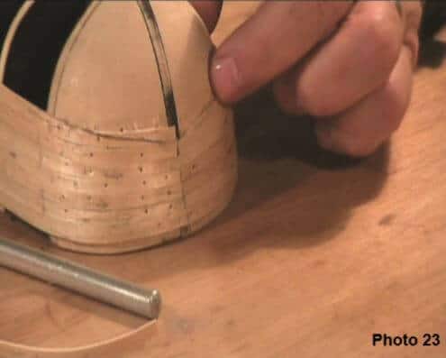 How To Plank The Hull of a Bluff Bow Model Ship 26