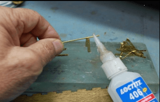 How To Fit Model Ship Rudder Hinges 1 How To Fit Model Ship Rudder Hinges 1