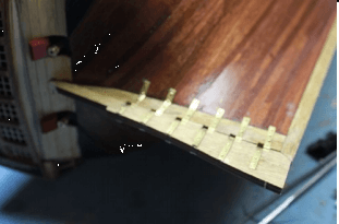 How To Fit Model Ship Rudder Hinges 10