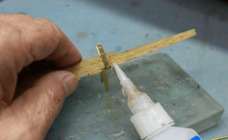 How To Fit Model Ship Rudder Hinges 4