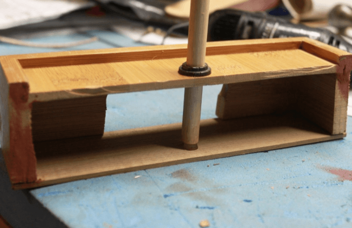 How To Step A Mast On a Model Ship 8