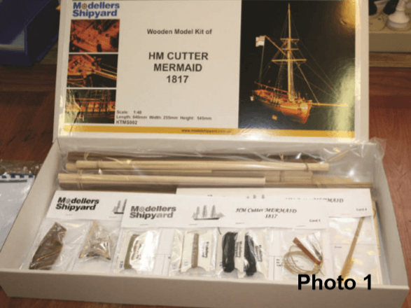 What is in a Wooden Model Ship Kit? 1