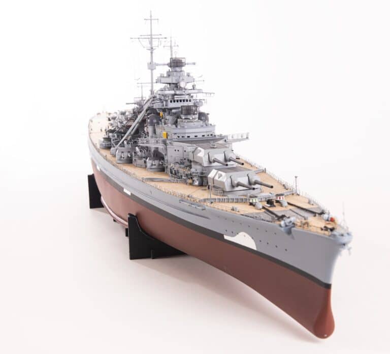 Battleship Bismarck front