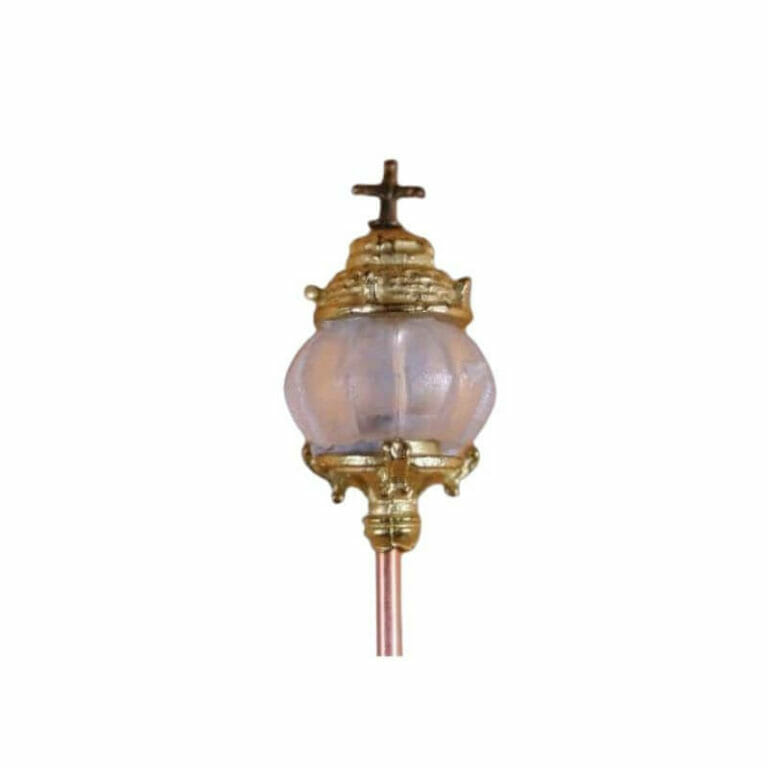 Lantern - Round on Shaft - Clear - 18mm