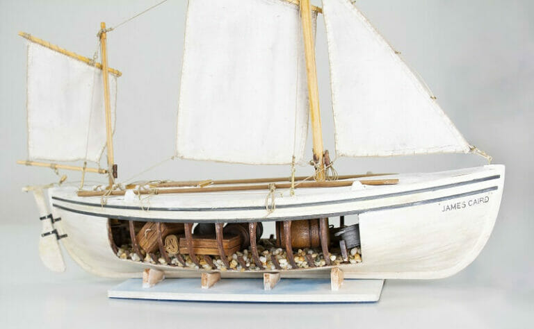 Shackletons James Caird 1916 Model Boat Kit Detailed 3