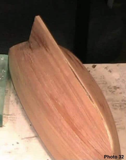 How To Plank The Hull of a Sharp Bow Model Ship 31