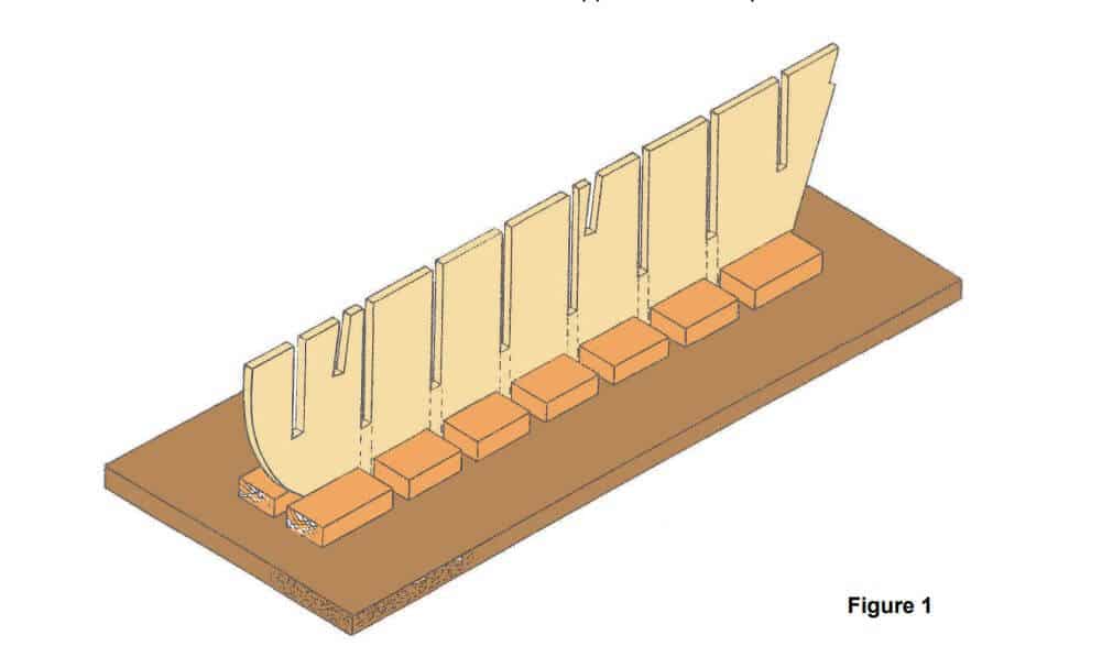 How To Plank The Hull of a Sharp Bow Model Ship 3