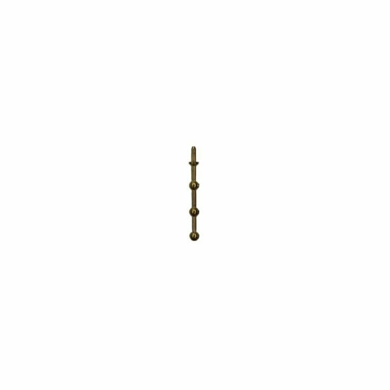 Stanchion - Brass - Straight 3 hole