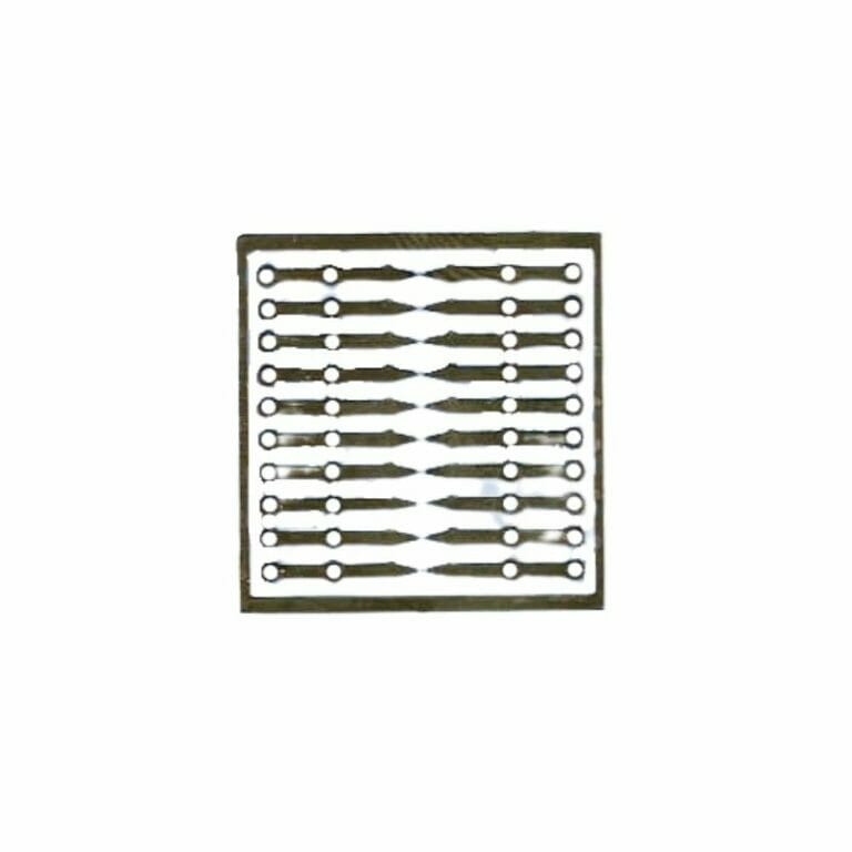 Stanchion - Brass - Straight - Flat